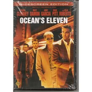 Oceans Eleven (DVD, 2002, Widescreen) Tested. No scratches. Pristine.